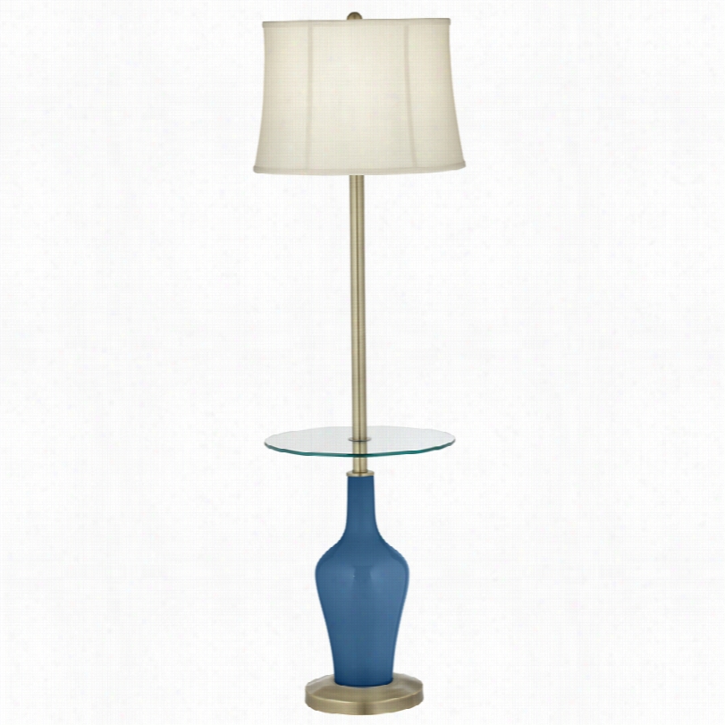 Transitional Oclor Plus␞ Anya 59-inch-h Tray Table Floor Lamp