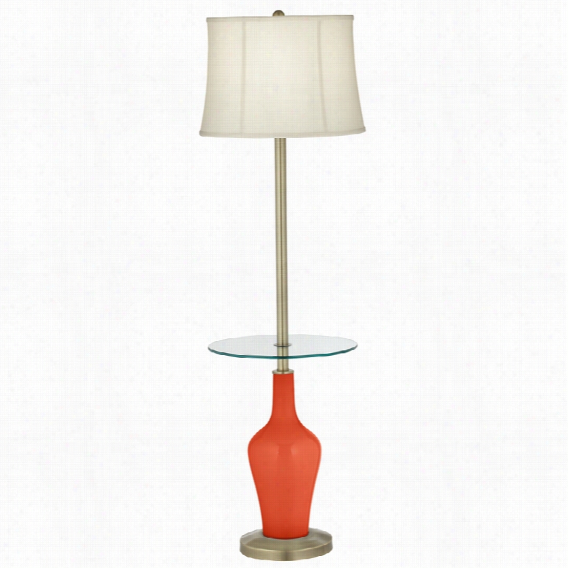 Transitional Color Plus␞ Anya Daredevil Tray Table Floor Lamp