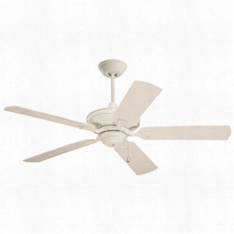 Transitional Meerson Carrera Veranda Ceiling Fan - 52"" Summer White