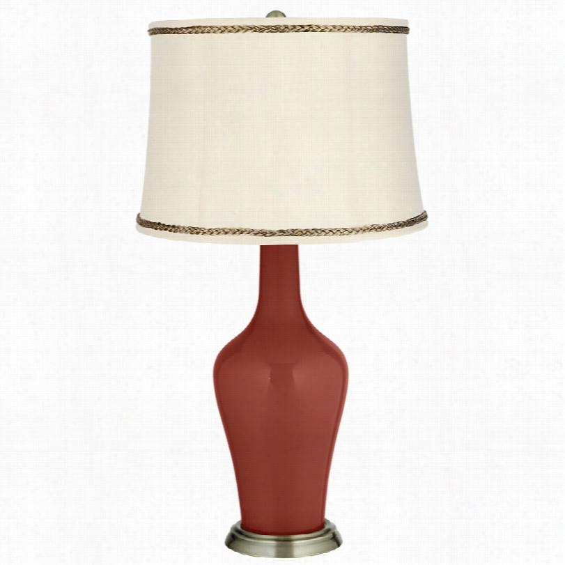 Transtiional Marsala An Ya With Twisttrim 32 1/4-inch-h Synopsis Lamp