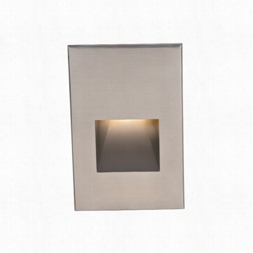 Transitional Wac Ledme Brushed Nickel 5 -inch-h Step Light