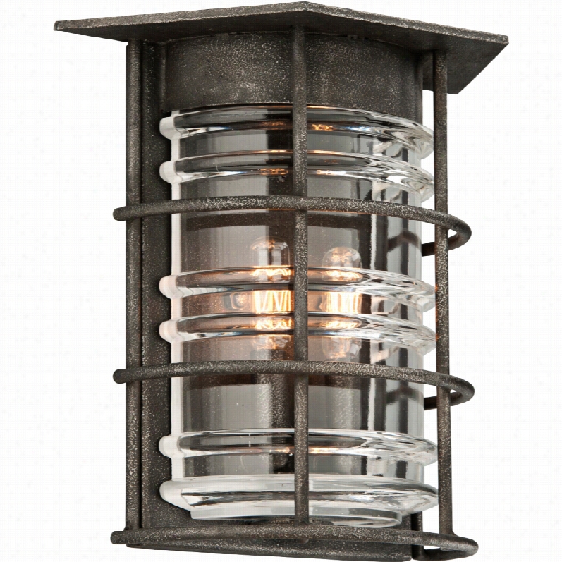 Brunswick Aged Pewter Outdoor Wall Sconce