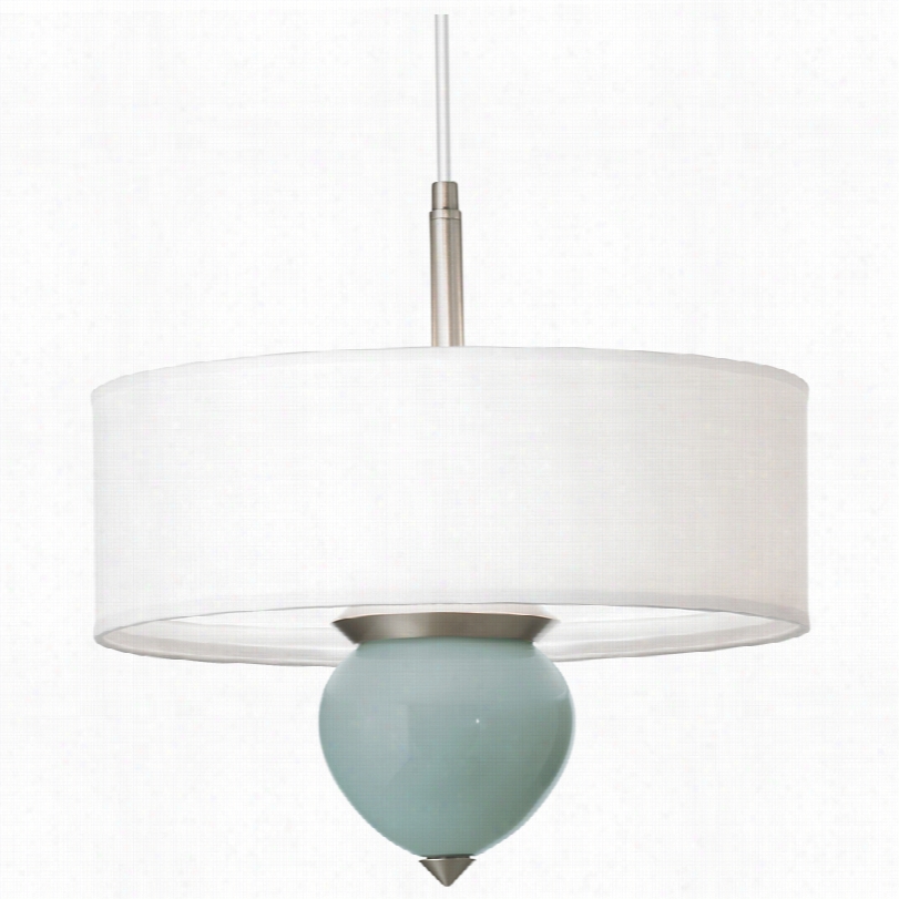 Contemporary Aqus-sphere Cleo Modern Blue Pendant Chandelier