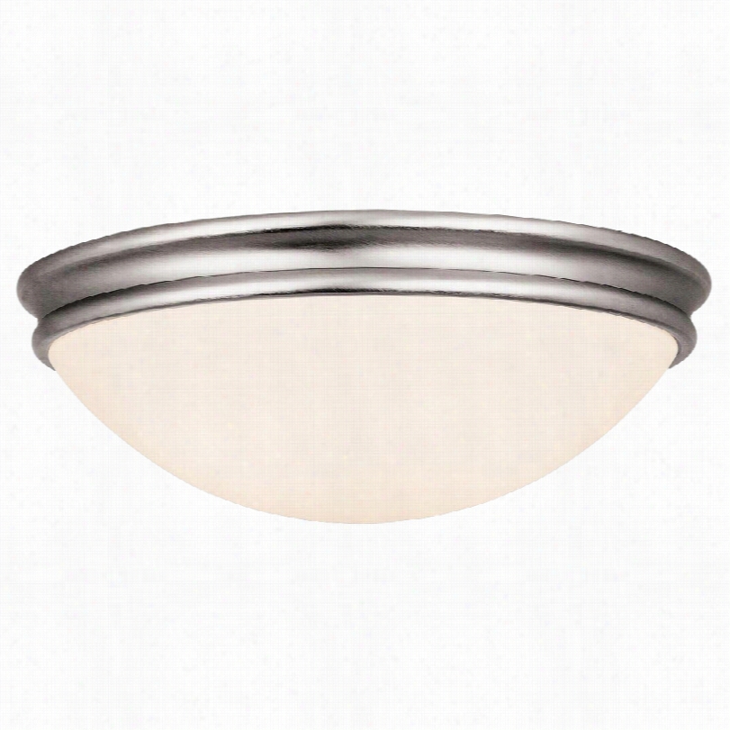 Contemporary Atom Modern Brushed Steel 12-inch-w Access Ceiling Light