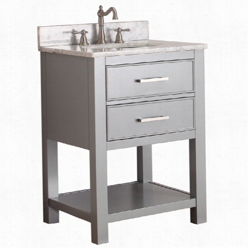 Cojtmporayr Avanity Brooks Moderb White Top Gtay Sincere Sink Vanity