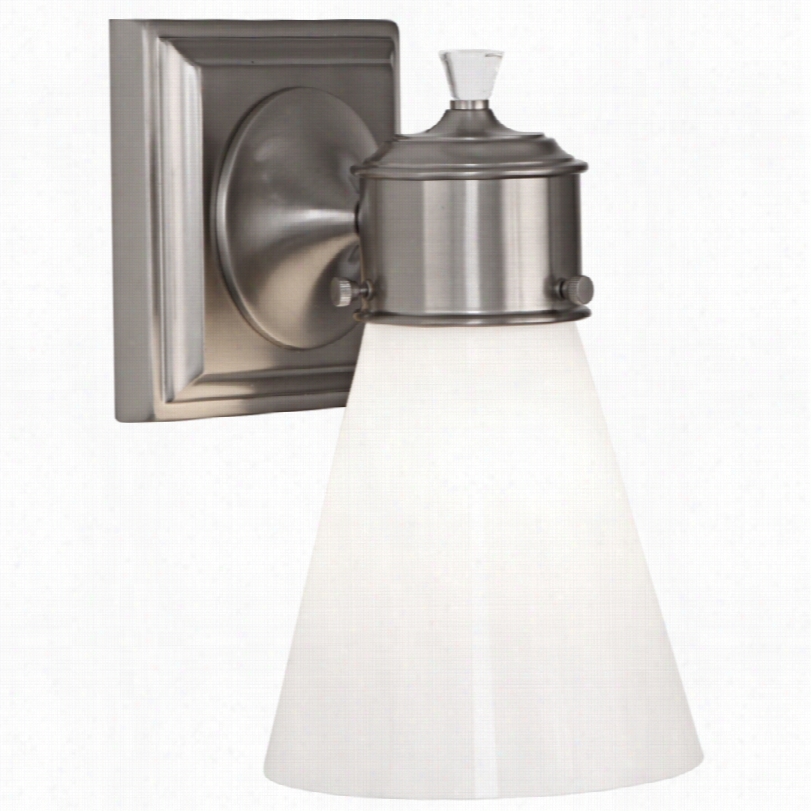 Contemporary Blaikley Brushed Nickel 9 3/4-inch-h Wall Sconce