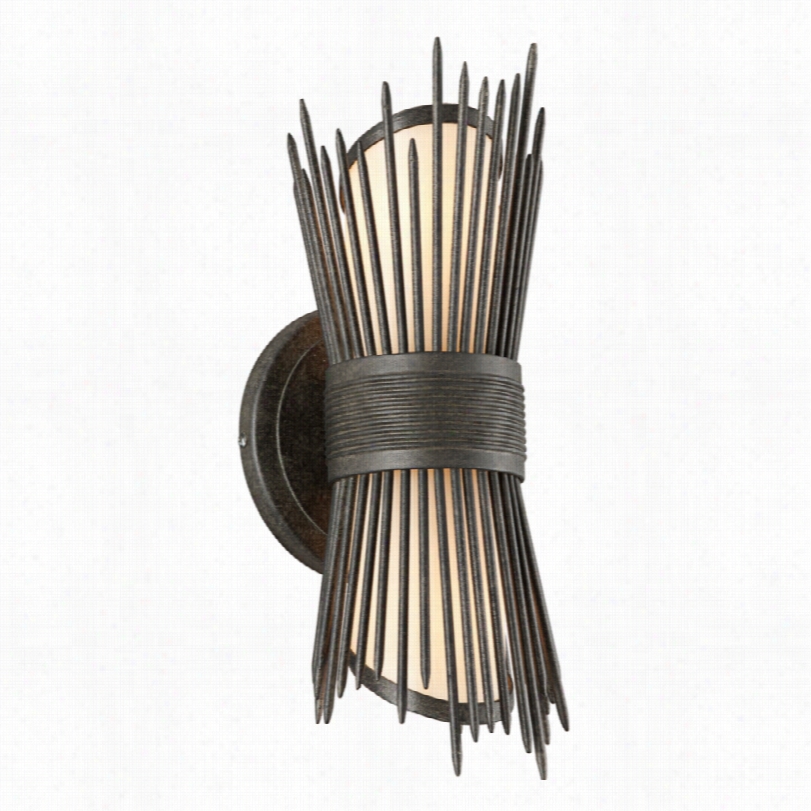 Contemporaary Blink 14"" High French Iron Outdoor Wall Light