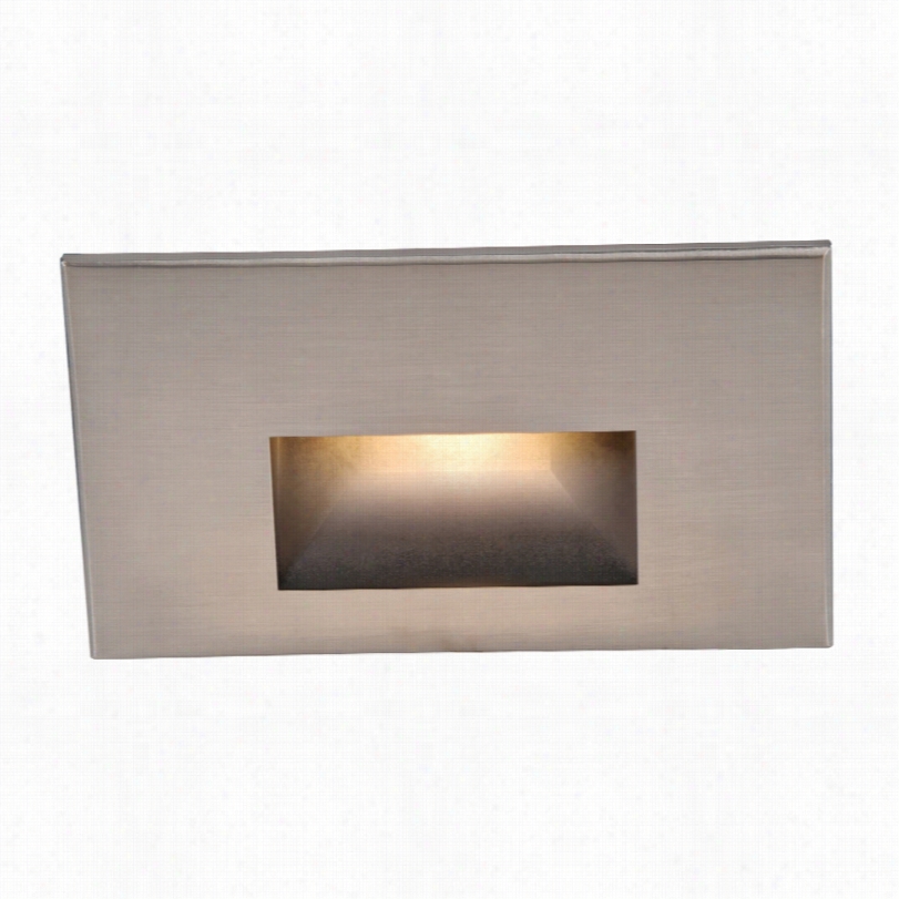 Contemporarry Brushed Nickel Spirit Efficientled Wac Step Light