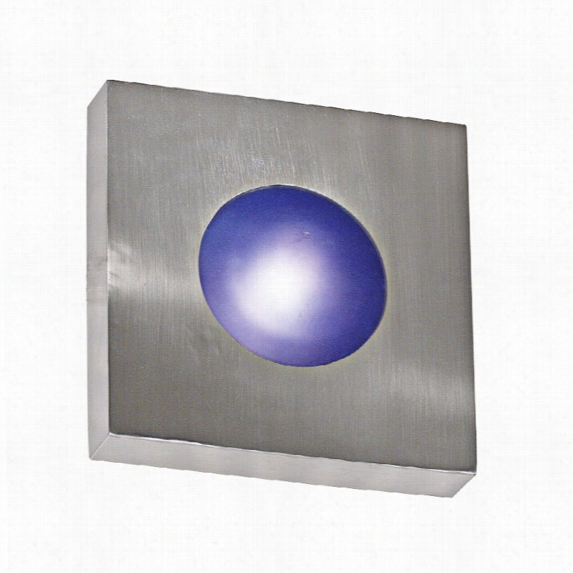 Contemporary Burst White Shade 10-inch-h Outdoo R Ceiling Or Wall Light
