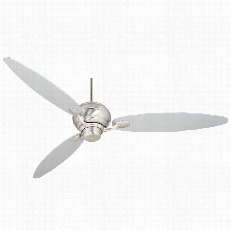 Contemporary Casa Vie Ja Spyder Ceiling Fan - 66"" Brushed Steell