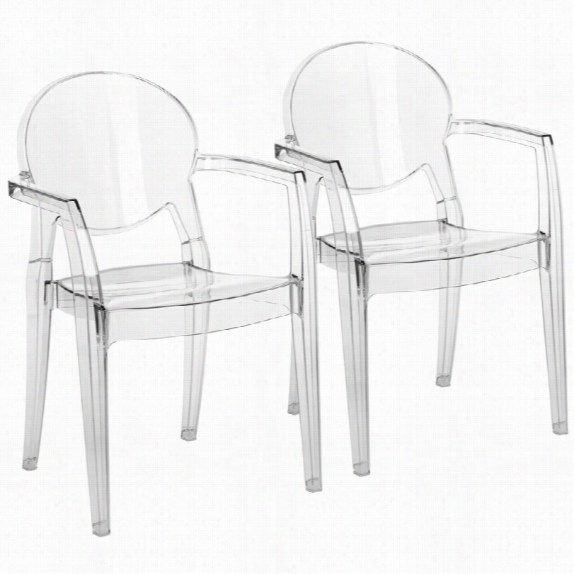 Contmpoary Colico Clear  -piece Indoor-outdoor Armchair Set