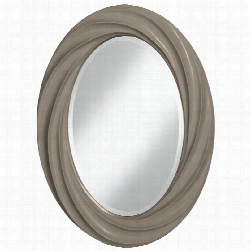 Contemporary Color Pluus Backdrop Twist Voal Wall Mirror-22x30