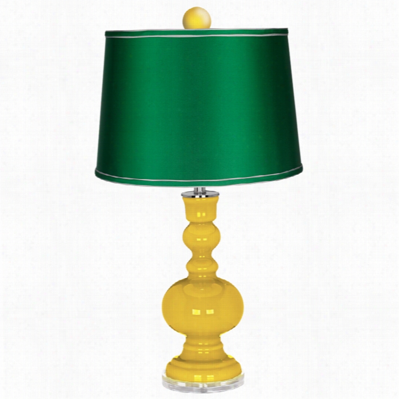 Contemporar Y Color + Plusc Itrus Glass 3 2-inch-h Apothecary Table Lamp