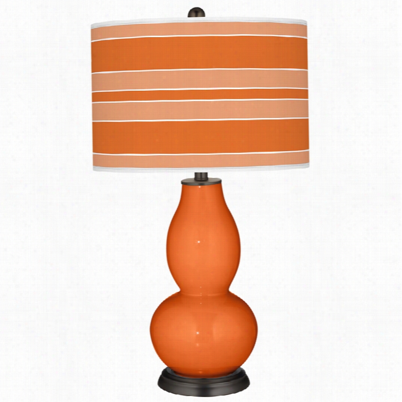 Contemporarycolor Plus Invigorate Orange 29 1/2-inch-h Table Lamp