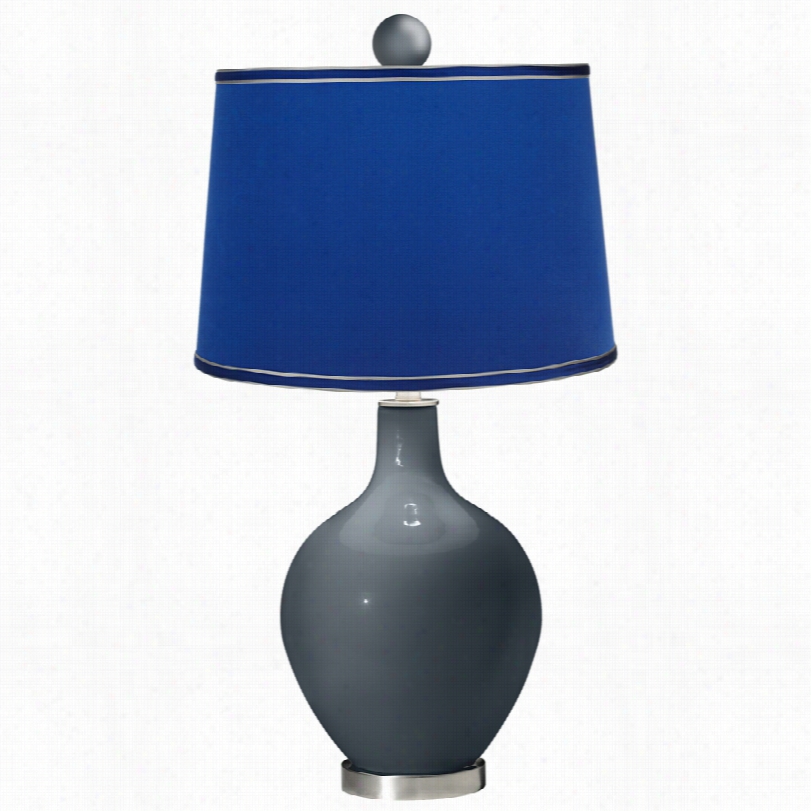 Contemporary Color Plus Outer Space With Blue 30 1/2-inch- Htable Lamp