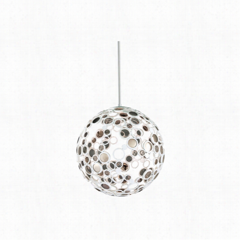 Contemporary Corbett Fayho Mosern White30-inch-w Led Pendant