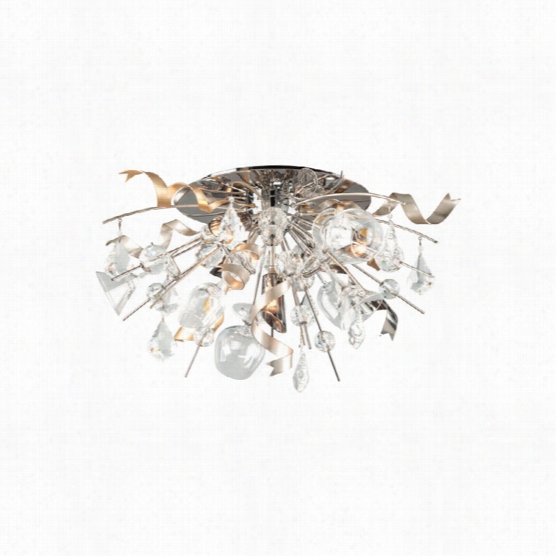 Contemporaty Corbett Modern 28-inch-w Crystal Celung Light