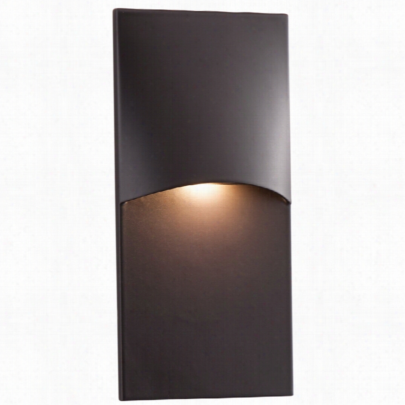 Contemporary Csl Bronze Energy Efficient Led 4 3/-inch-h Step Light