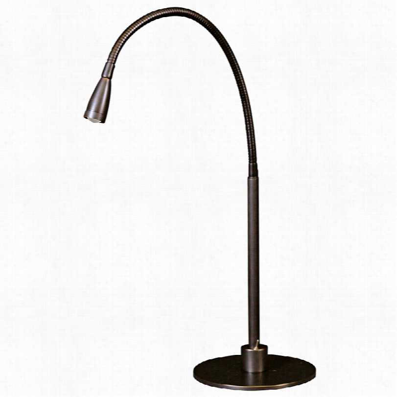 Contemp Orary Cynthia Oil Rubbed Bronze 19 1/2-inch-h Led Desk Lamp