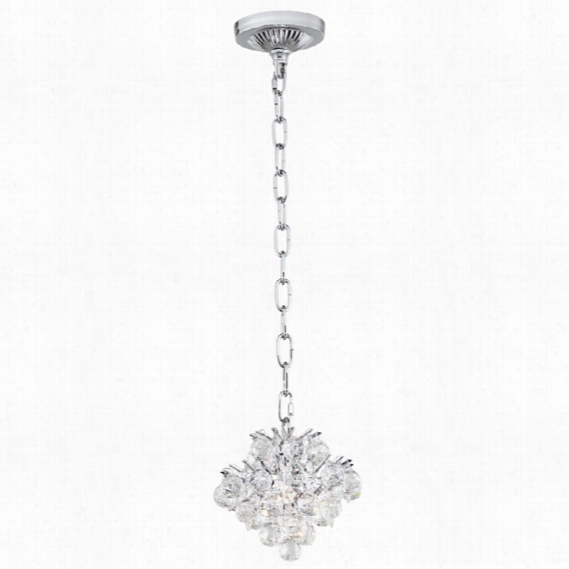 Contemporary Essa Chro Me - Crsytal 8-inch-w Mini Chandelier