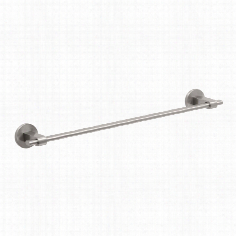 Contemporary Gztco Zone Satin Nickel Modern Towel Bar