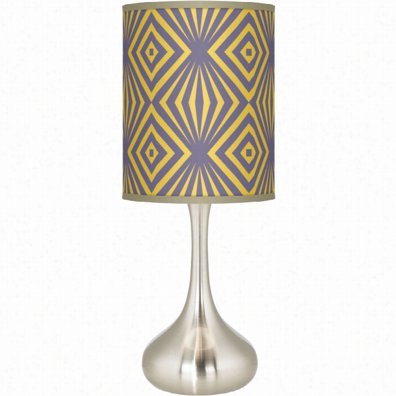 Contemporary Giclee Gallery Modern Deco Revival Art Sjade Table Lamp