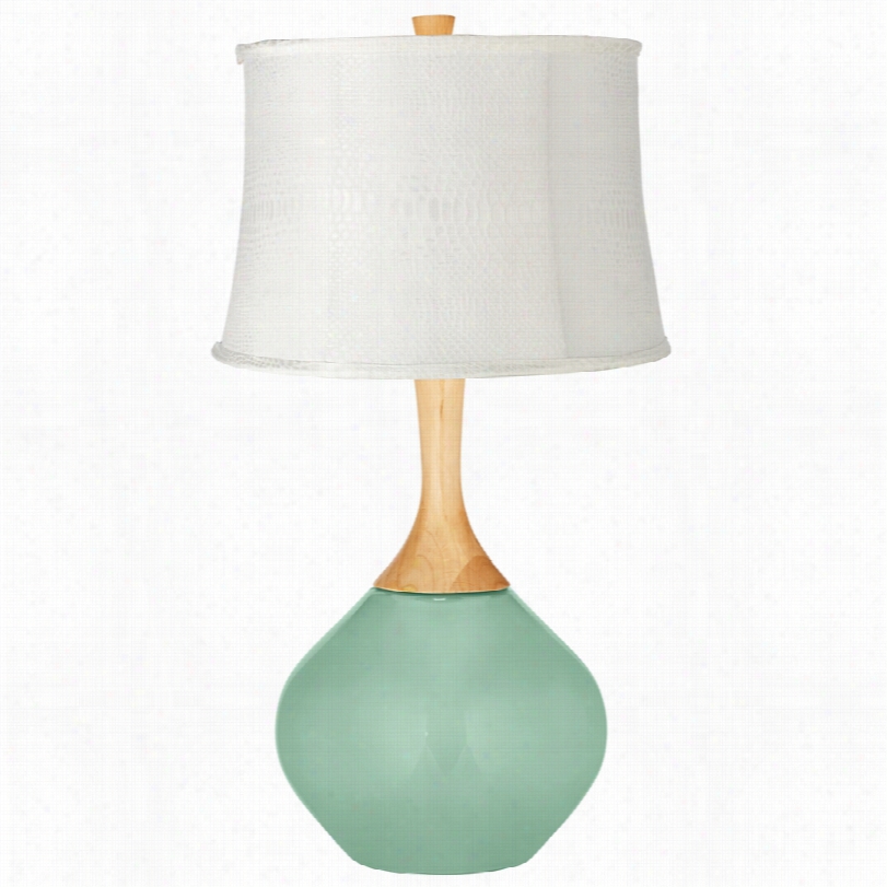 Contemporary Grayed Ajde White Snake Shade  31-inch-h Wexler Index Lamp