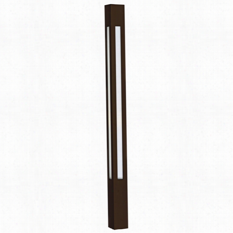 Contemporary Hinkley Doriaan Led Bronze 30-inch-h Bollard Landscape Litht