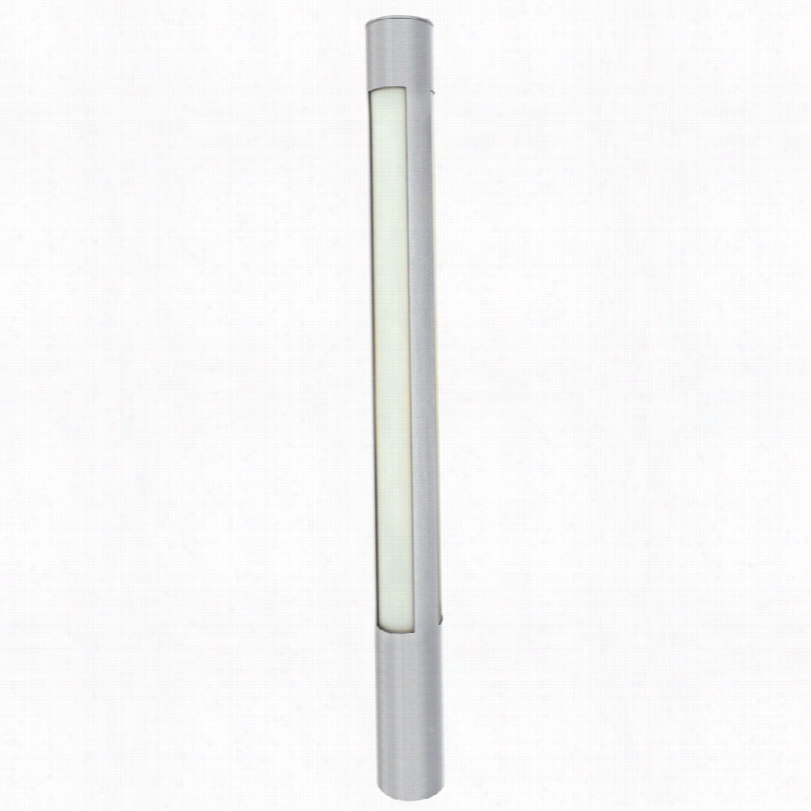 Contemporary Hinkley Solarra Titanium Bollard Landscape Light