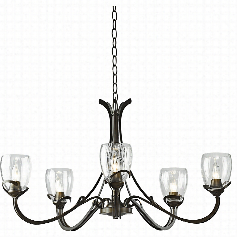 Contemporar Yhubbardton Forge Aubrey Darkk Reek Chandelier