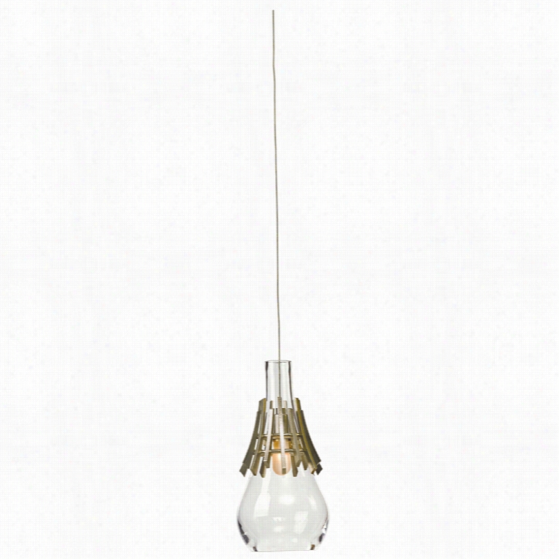 Contemporary Hubbardton Forge Colette6 -inch-w Soft Gold Mini Pendant