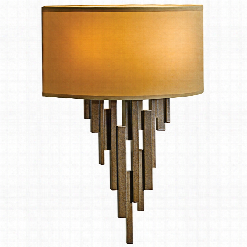 Contemporary Hubardton Frge Echelon Bronze 14 1/2 -inch-h Wall Sconce