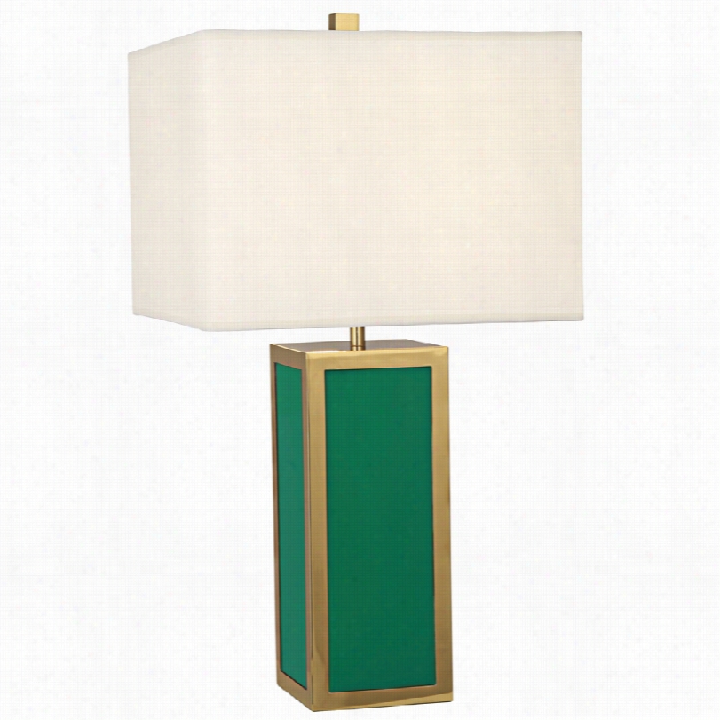 Contemporary Jonathana Dler Barcekona Emerald Green 28-inch-h Table Lamp