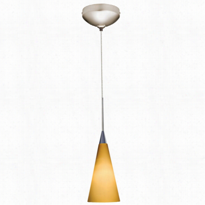 Contemporary Juno Sunset Gold Tall Cone Glass 4-infh Halogen Mini Pendant