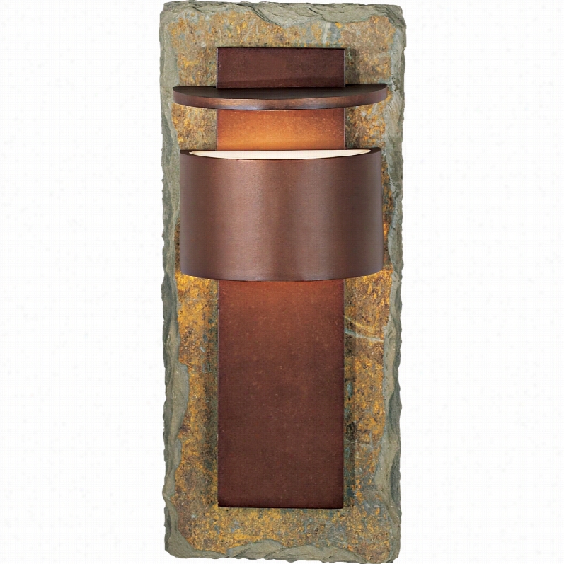 Contemporary Kembra Slate Copper 19-inch-h Modern Outdoor Wall Sconc