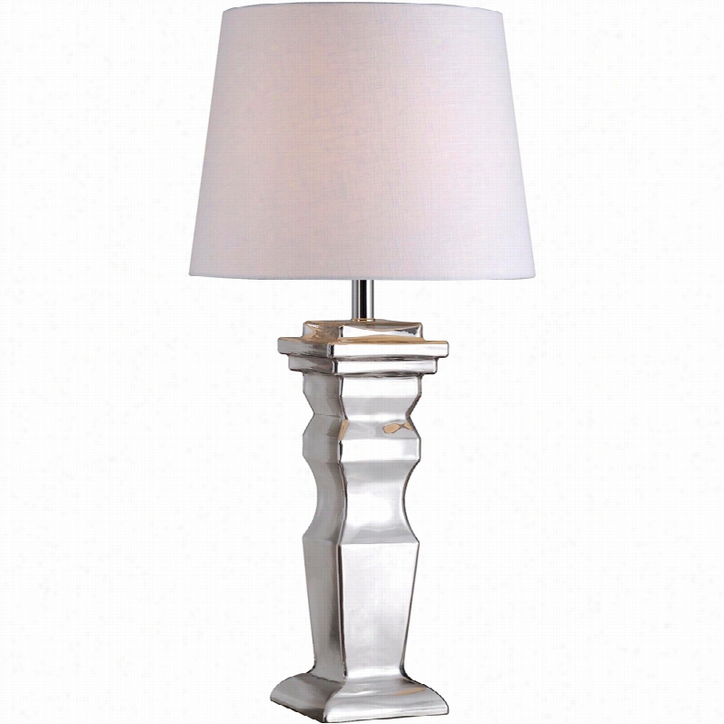 Contemporary Kenroy Home Robinson Mercuty Glass 29-inch-h Table Lamp