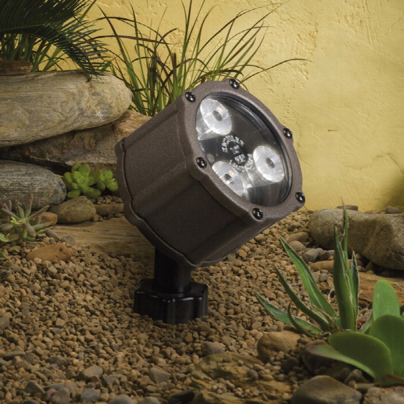 Contemporary Kichler Architecturral Bronze 3 1/2-inch-h Led Floodlight