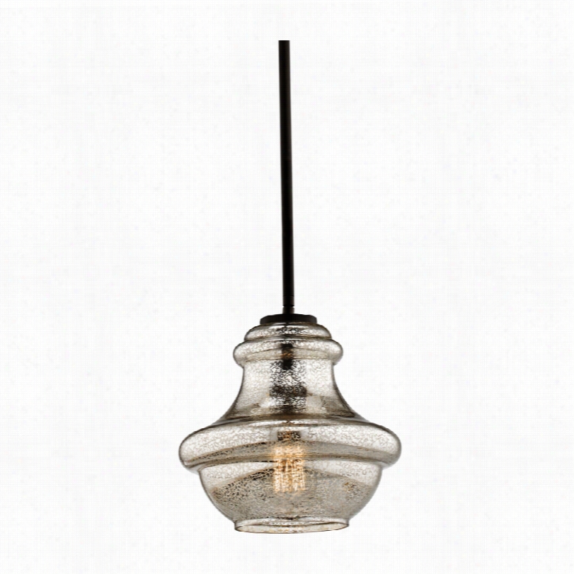 Contemporary Kichle Everly Olde Brown 9 1/2-inch-w Mini Pendant