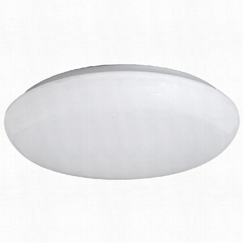 Contemporary Levine Shallow Flushmount Moern Pale Led Ceiling Light