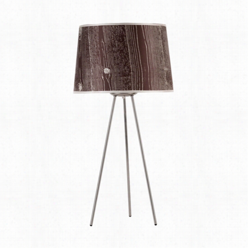 Contemporary Lightss Up! Faux Bois Dark Weegee 27-icnh-h Table Lamp