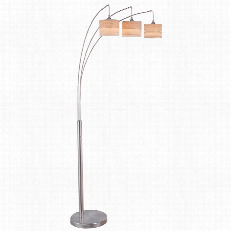 Contemporary Lite Source Relaxar 3-way 85-inch-h Arc Floor Lamp