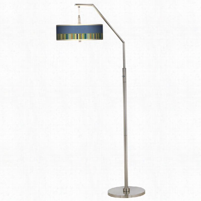 Contemporary Modern Palette Stacy Garcia Art Shade Arc Floor Lamp