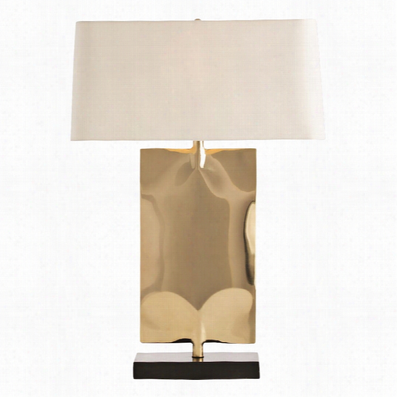 Contemporary Navarro Polished Brass Arteriors Home Table Lamp
