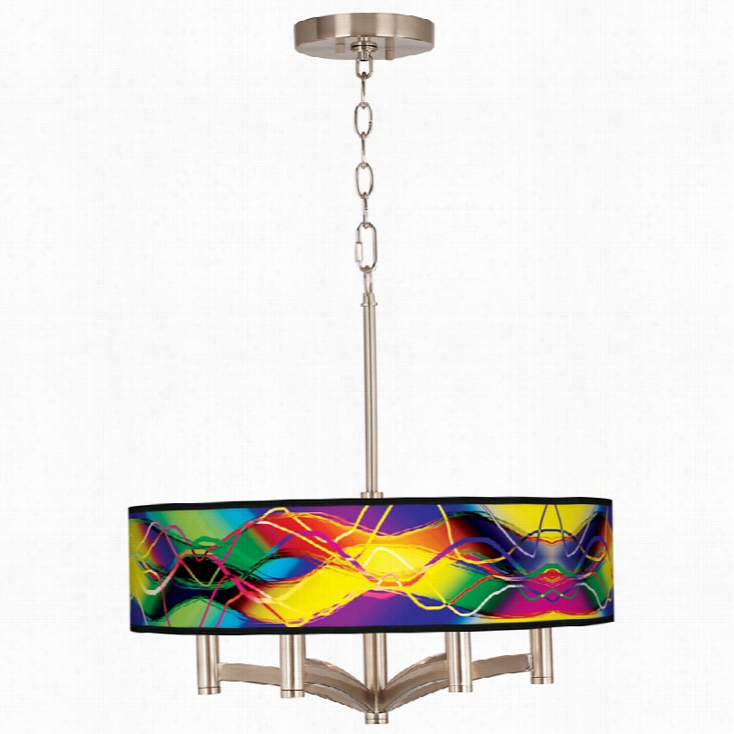 Contempodary Nickel Colors In Motion Lighta Rt Shade Ava Pendant Li9ht