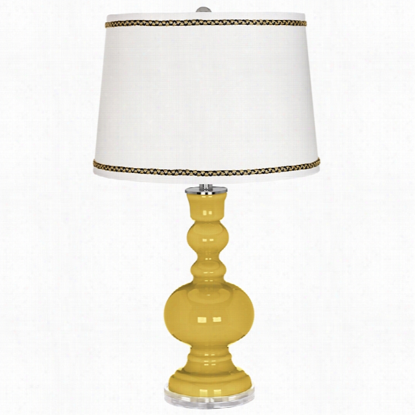 Contemporary Nugget Apothecary 30-inch-h Table Lamp With Ric-rac Snug