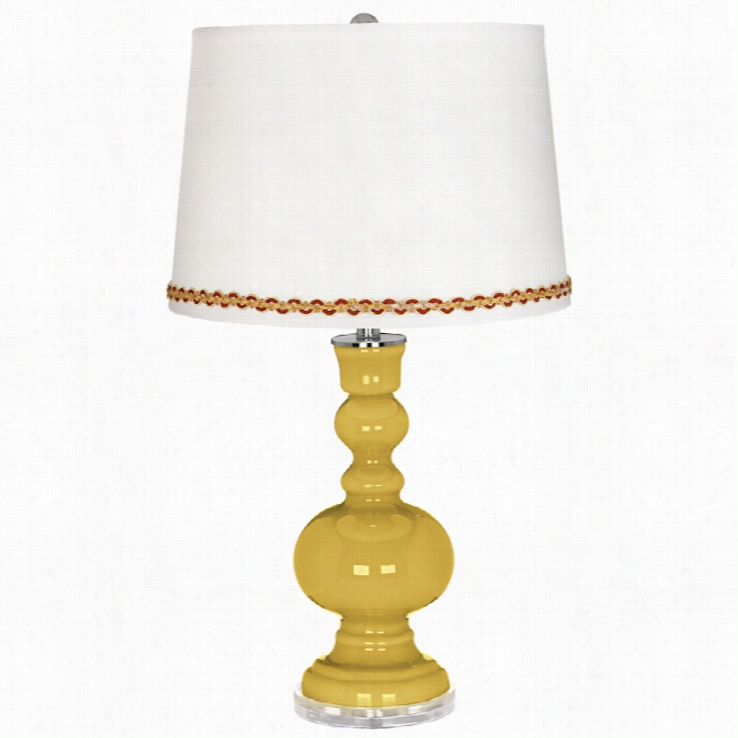 Contemporary Nugget Apothecary 30-inch-h Table Lamp With Serpentine Trim