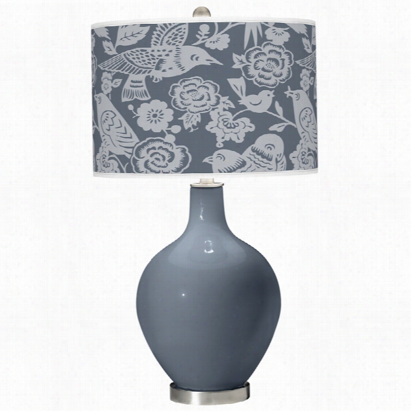 Contemporary Ovo Graniite Peak Vaiary Pattern 28 1/2-inch-h Table Lamp