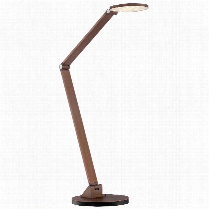 Contemporary Possini Eurro Magnum  French Bronze Led Desk Lamp