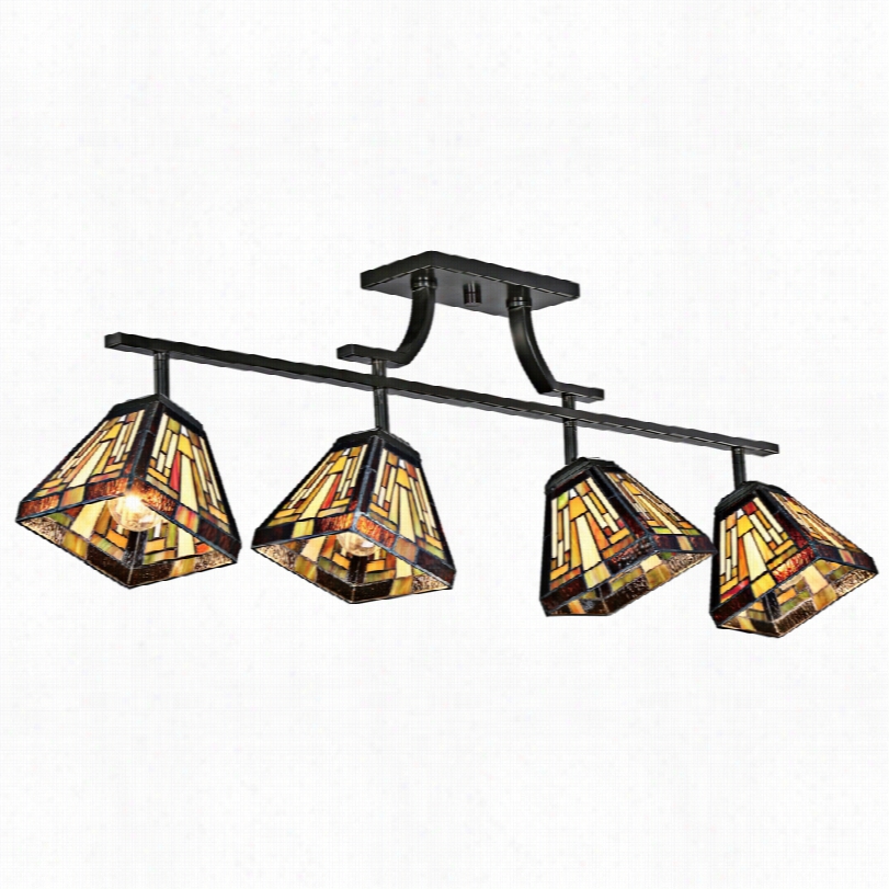 Contemporary Quoizel Stephen 4-light Vintage Bronze Tradk Fixture