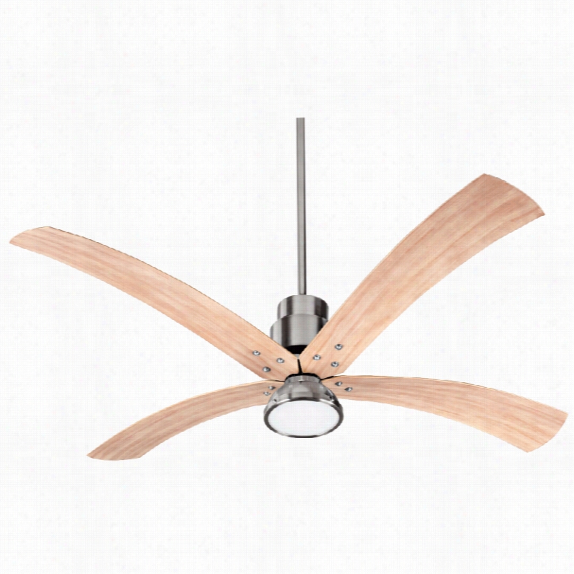 Contemporar Y Quorum Flex Ceiling Fan - 60"" Satin Nikel